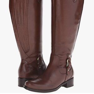 Blondi Venise butterscotch tall boots size 5.5